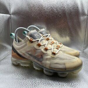 Size 8 Nike Air VaporMax‎ SE Low Top Womens White Brown Sneakers BV6483-002